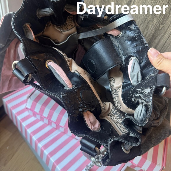 Juicy Couture Gray and Pink Scottie Bags - Picture 4 of 10